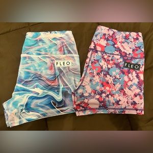 Fleo Power High Rise 4” inseam 4” waistband